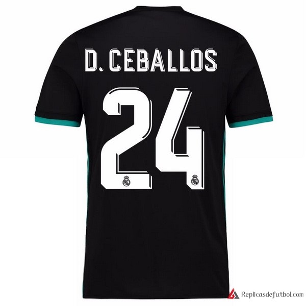 Camiseta Real Madrid Segunda equipación D.Ceballos 2017-2018